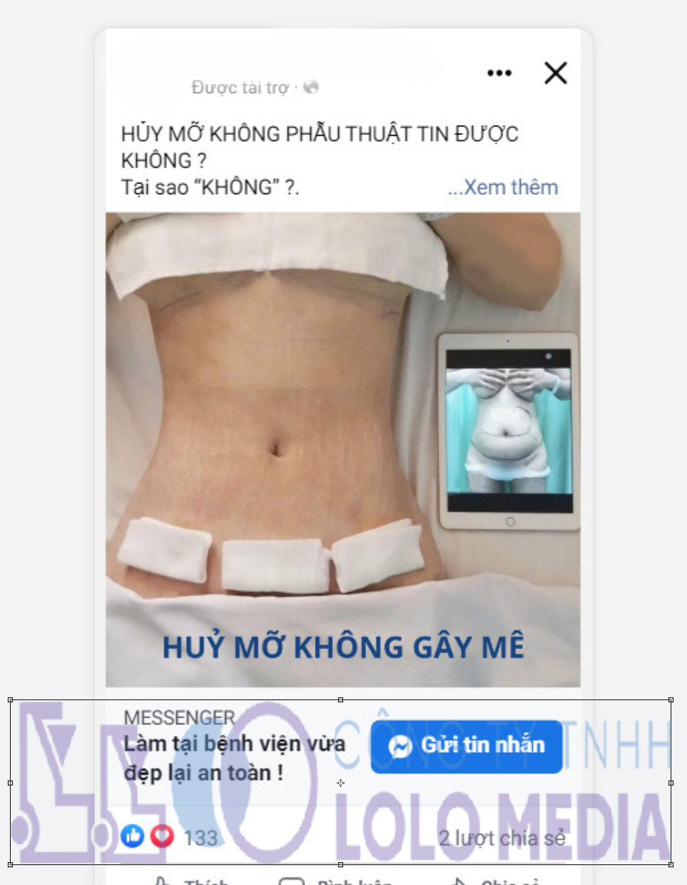 Cho thuê tài khoản quảng cáo Facebook chạy Thẩm Mỹ