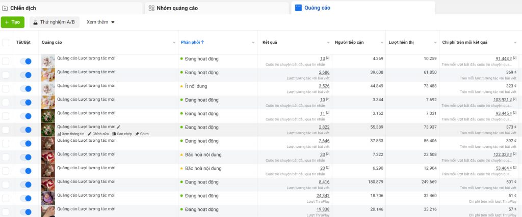 Dịch vụ cho thuê tài khoản quảng cáo Facebook uy tín tại Lolo.vn  